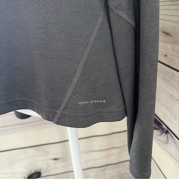 Columbia Titanium Omni-Shade Grey Quarter Zip Pullover - Picture 2 of 10